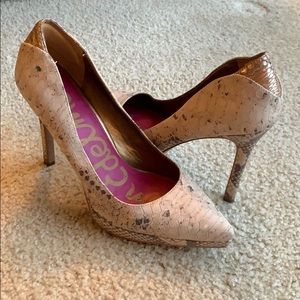 Sam Edelman Snake Embossed Pumps